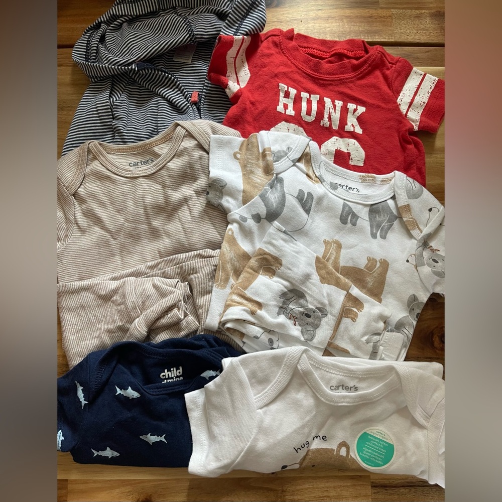 2/$13 Carter's Child of Mine Bundle size 3-6 months